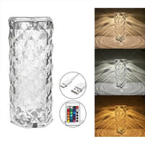Reachargeable Crystal Lamp With 16 Color Modes