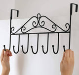 Durable Black Iron Hanger - 1 Pc Convenient Solution for Organized Closets